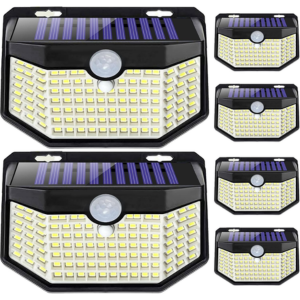 6-Pack LED Solar Motion Sensor Lights