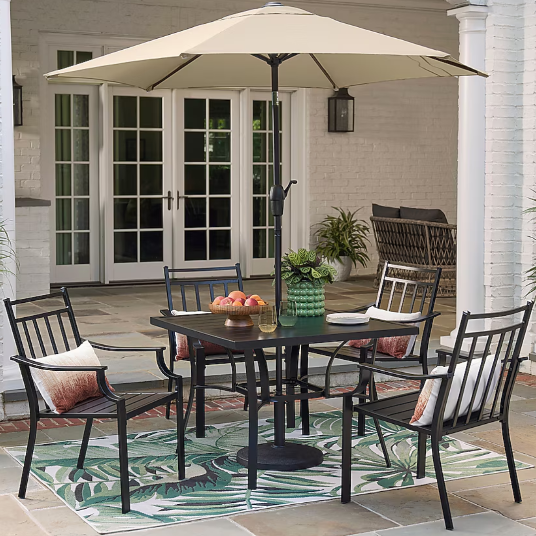 5-Piece Steel Patio Dining Set