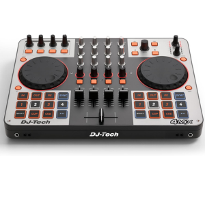 USB MIDI 4-Deck DJ Controller w/EQ & Filters
