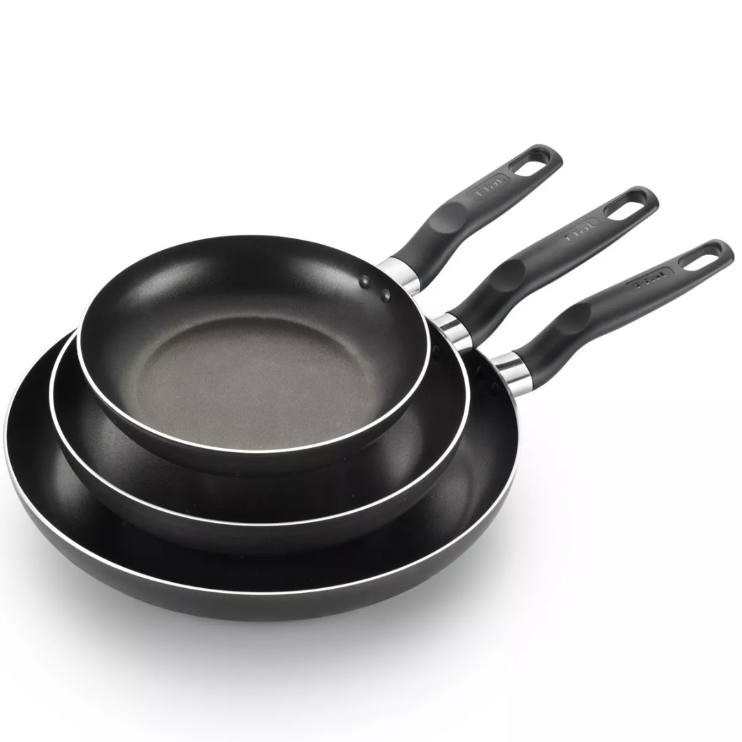 T-Fal 3-Piece Nonstick Fry Pan Set