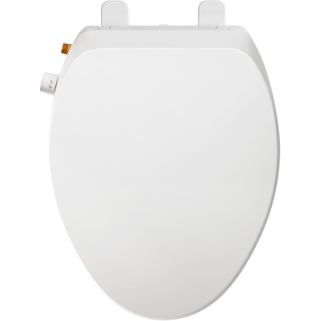 Elongated Non-Electric Bidet Toilet Seat