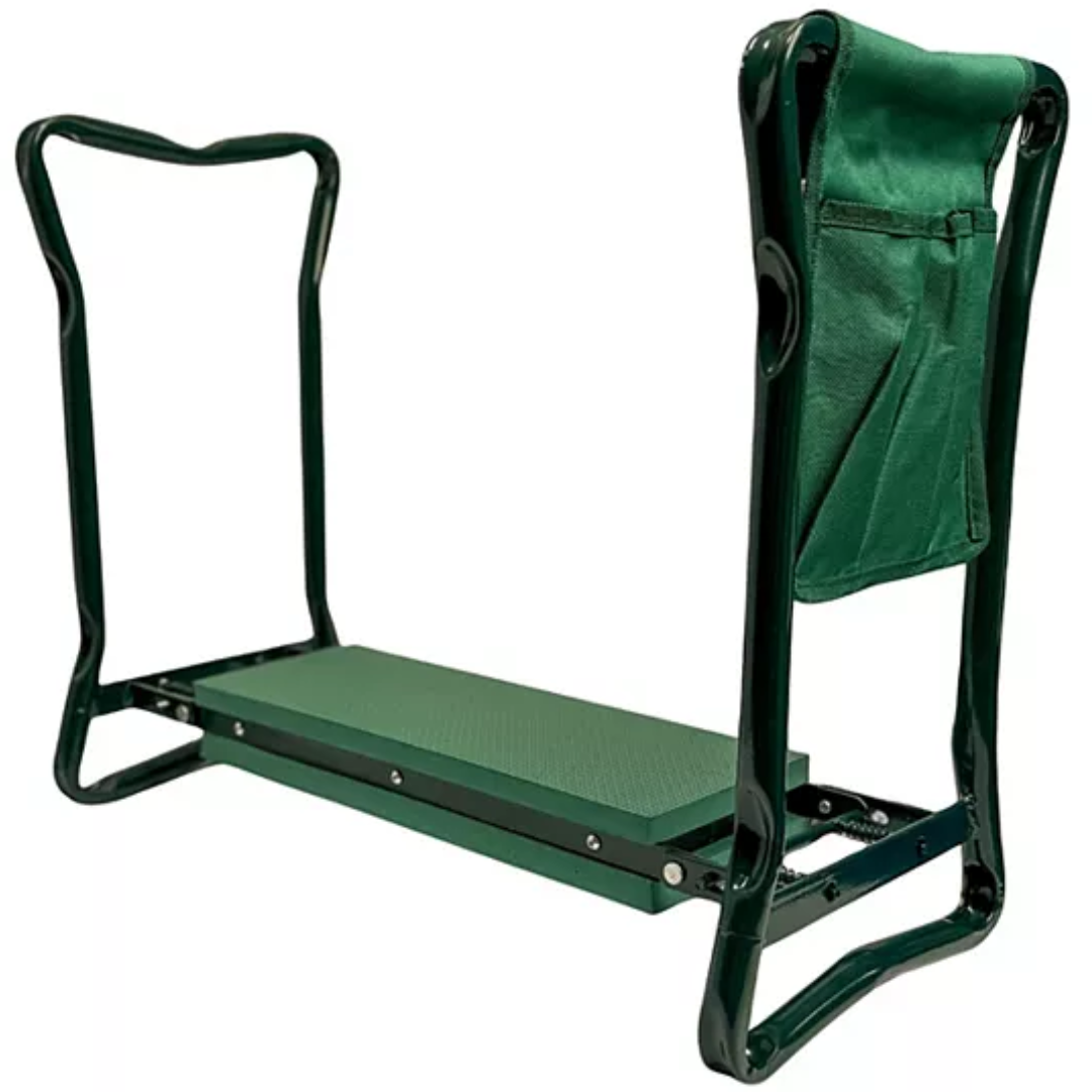 Folding Garden Kneeler & Seat w/ Tool Pouch