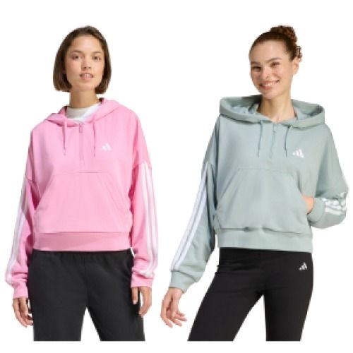 Adidas Women's French Terry Quarter-Zip Hoodie