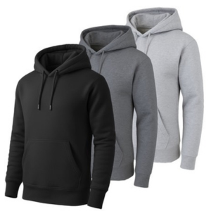Blue Ice 3-Pack Men's Fleece-Lined Pullover Hoodie