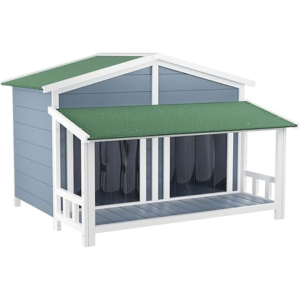 Wood Waterproof 47” Dog House