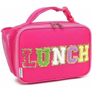 Insulated School Lunch Bag w/Bottle Holder