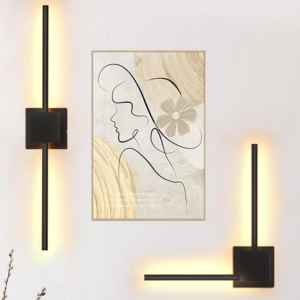 2-Pack LED Wall Sconces w/Remote