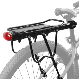 Ozark Trail Aluminum Adjustable Rear Bike Rack w/Tailight