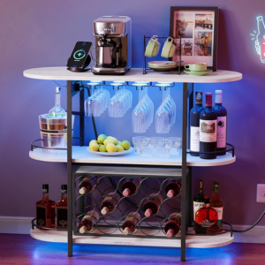 LED Mini Bar w/Power Outlets