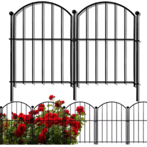 10-Pack 10' Metal Garden Fence