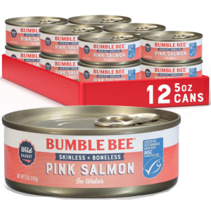 Bumble Bee 12-Pack Wild Caught Pink Salmon in Water