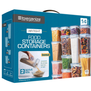14-Piece Airtight Stackable  Food Storage Containers