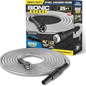 Bionic Steel 25' Garden Hose w/Nozzle