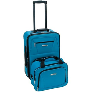 Rockland 2-Piece Softside Upright Luggage Set