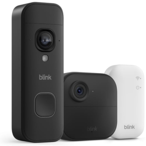 Blink Outdoor 4 Camera + Battery Doorbell 2K+ & Sync Module Core