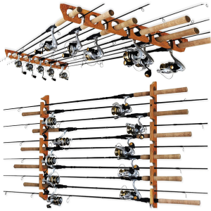 11-Rod Fishing Rod Storage Rack