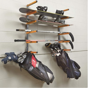6-Level Wood Organizer & Lumber Storage Metal Rack