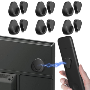 6-Pack Magnetic Remote Control Holder Wall Mount