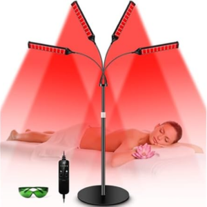 4-Head Red Light Therapy Lamp