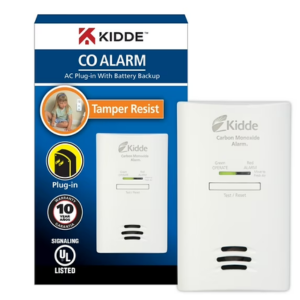 Kidde AC Plug-In Carbon Monoxide Alarm Detector