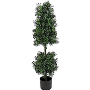 National Tree 4' Artificial Boxwood Topiary Tree