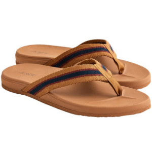 J.Crew Men's Striped Flip-Flops