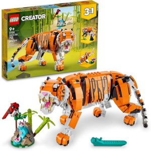 LEGO 755-Piece Creator  3-in-1 Majestic Tiger Building Set