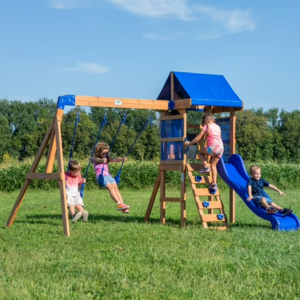 Backyard Discovery Wood Cedar Swing Set