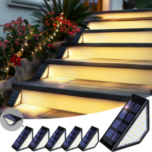 6-Pack 24 LEDs Solar Step Lights