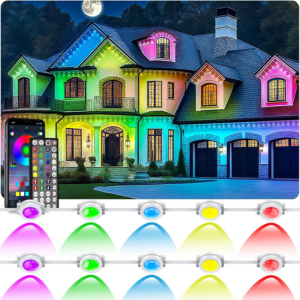 RGB Permanent Outdoor 400' Lights w/APP