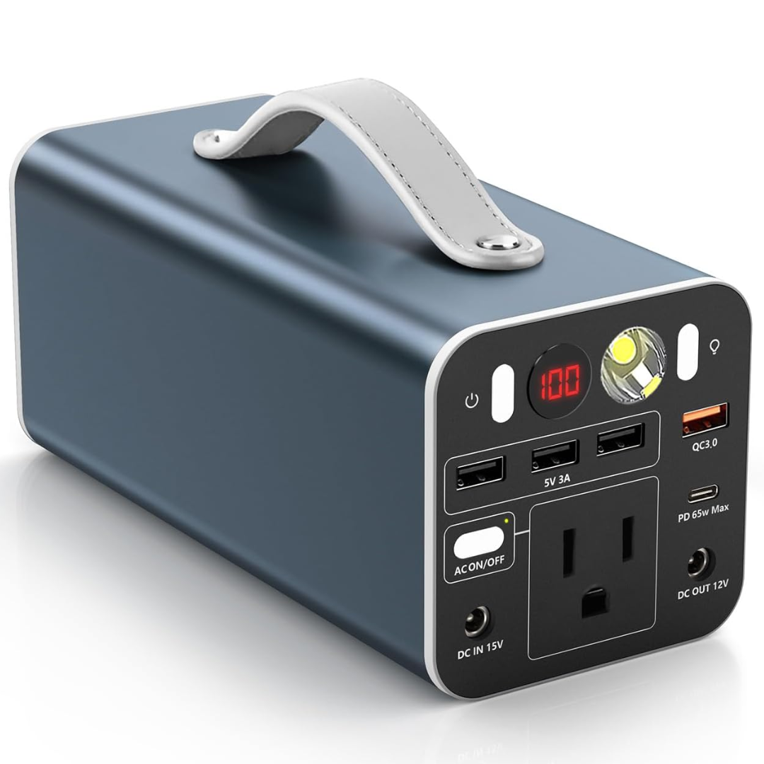 Portable 150W Power Station w/AC Outlet