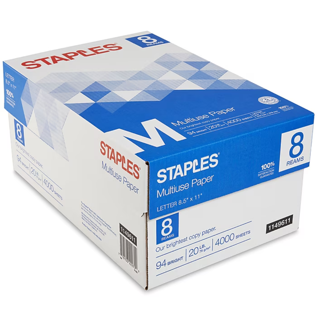 Staples 8-Ream 11