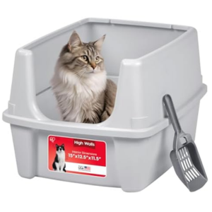 IRIS USA Open Top Cat Litter Box