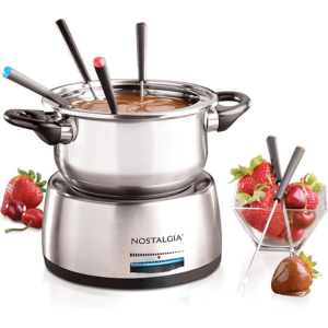 Nostalgia 6-Cup Electric Fondue Pot Set