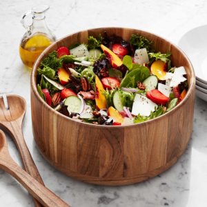 Members Mark 3-Piece Acacia Wood Salad Bowl Set