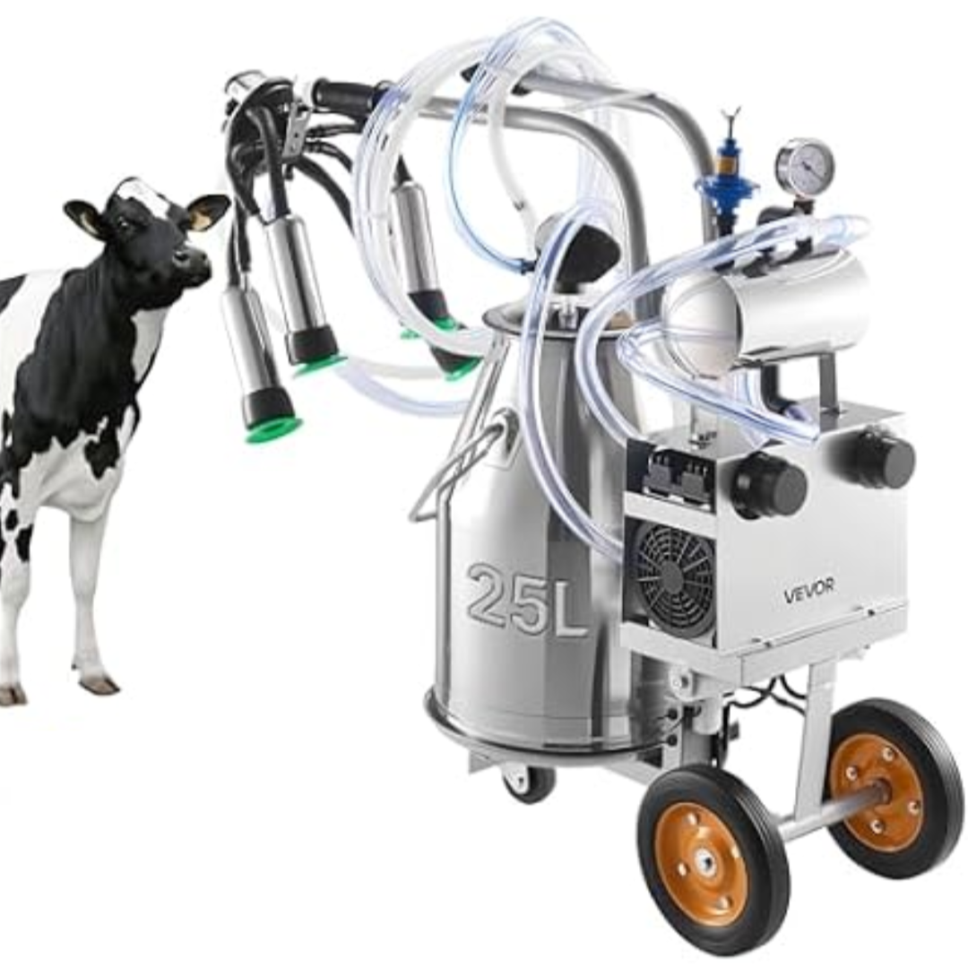 Electric 6.6Gal Cow Milking Machine