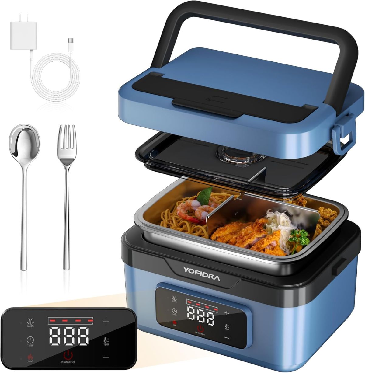 Cordless Electric Heated Lunch Box