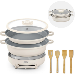 Dash Stacks 8-Piece Cookware Set w/Electric Burner