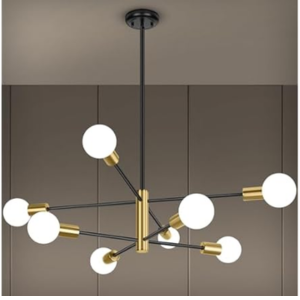Adjustable 8-Light Sputnik Chandelier