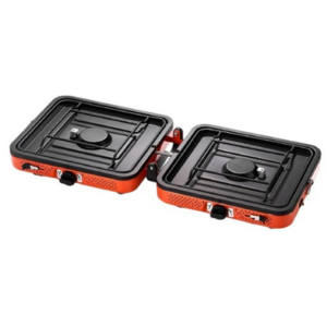 Portable 2-Burner 17000 BTU Camping Stove
