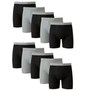 Hanes 10-Pack Men's Boxer Briefs