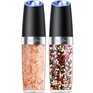 Electric Salt & Pepper Grinder Set