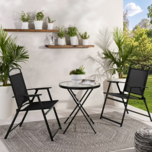 Mainstays 3-Piece Foldable Bistro Set