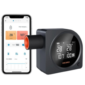 WiFi Automatic Grill Temperature Controller w/Probes, Fan & App