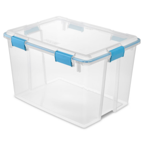Sterilite 80Qt. Clear Gasket Storage Box