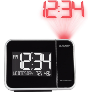 La Crosse Technology Projection Alarm Clock w/Temperature