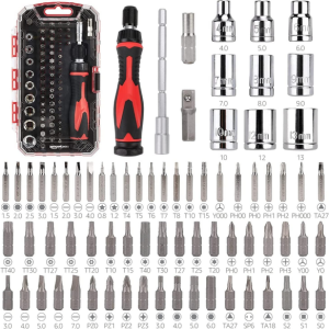 Amazon Basics 73-Piece Ratchet Wrench & Screwdriver Set