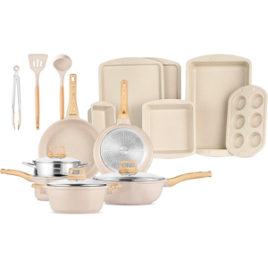 Bakken-Swiss 20-Piece Nonstick Cookware Set