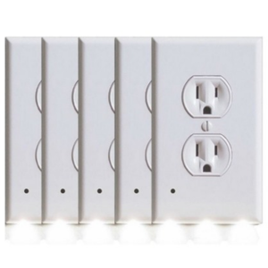 5-Pack Outlet Cover w/LED Night Light