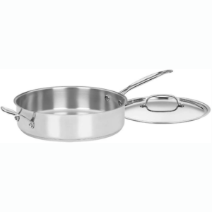 Cuisinart 5.5qt. Stainless Steel Saute Pan w/Cover